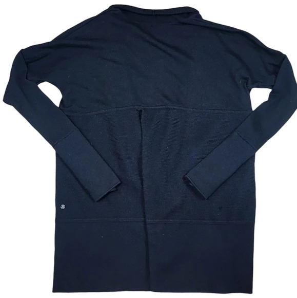 Lululemon Sit In Lotus Black Cardigan - Picture 2 of 12